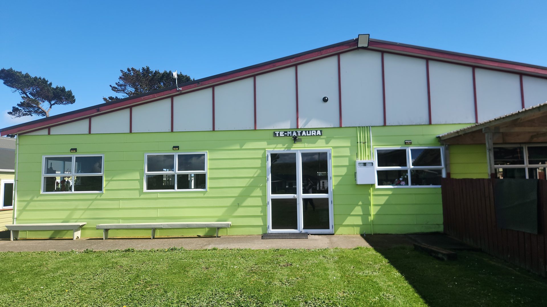 Exterior of the Te Mataura dining room.